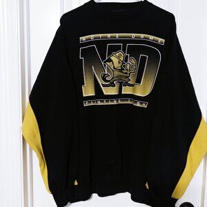 Men's Notre Dame Fighting Irish Navy and Gold Sweatshirt - Size XL